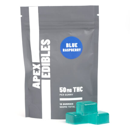 ApexEdibles Blue Raspberry Gummies 500MG THC 2