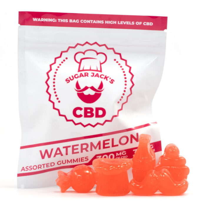 SugarJacks Assorted CBD Gummies Watermelon 200MG