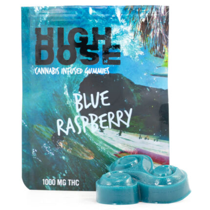 HighDose 1000MG Gummie Blue Raspberry