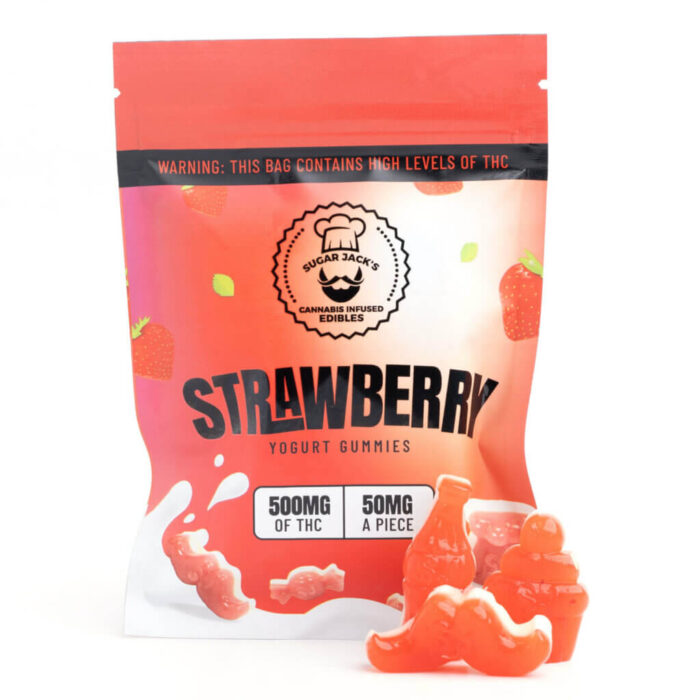 SugarJacks 500MG Yogurt Gummies Strawberry 2 1024x1024 1